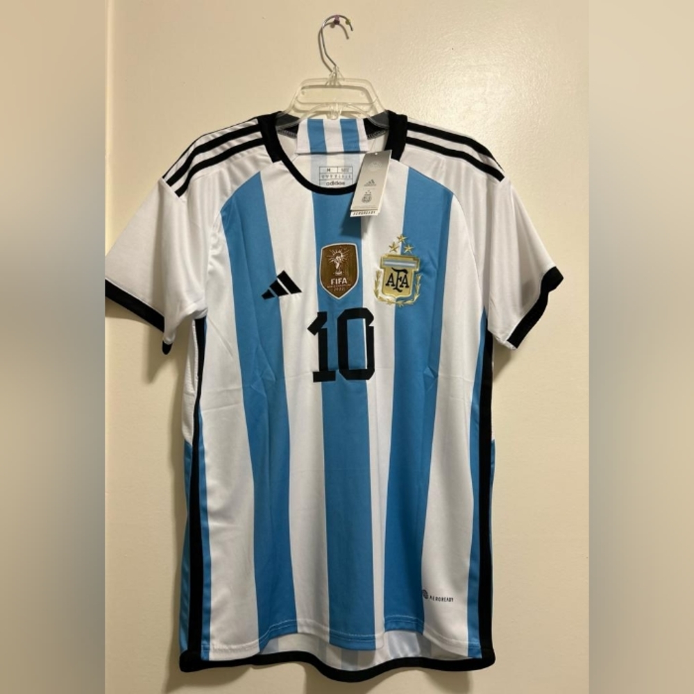 Adidas Argentina Messi Home (3 stars) Jersey 22-23
